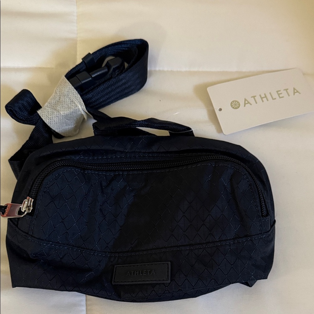 Athleta Navy Crossbody Bag